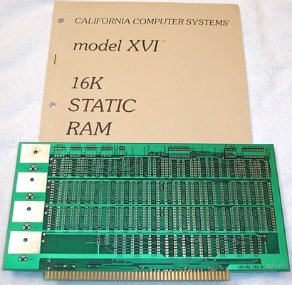 CCS XVI 16kRAM3