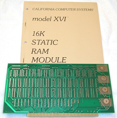 CCS XVI 16kRAM4